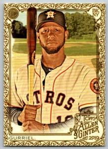 2019 Topps Allen and Ginter Gold Border #219 Yuli Gurriel (ref 168013) - Picture 1 of 2