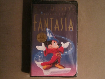 FANTASIA (1940) VHS 1132 RARE WALT DISNEY'S MASTERPIECE FINAL RELEASE NEW SEALED - Image 1 of 2