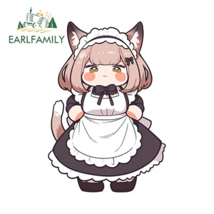 EARLFAMILY 5.1" Maid Furry Car Stickers Computer Cooler Motorcycle Laptop Decals - Bild 1 von 9