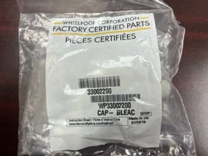 Whirlpool Washer Bleach Cap WP33002200 - Picture 1 of 4