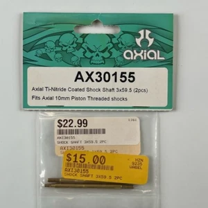 Axial AX30155 Ti-Nitride Coated Shock Shaft 3x59.5 (2 Pcs) NEW - Picture 1 of 2