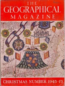 the geographical magazine-DEC 1945-FROM A PORTOLAN CHART,1552. - Bild 1 von 2
