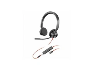 Poly Blackwire 3325 Stereo USB-C Headset +3.5mm Plug +USB-C/A Adapter - Stereo - - Picture 1 of 3