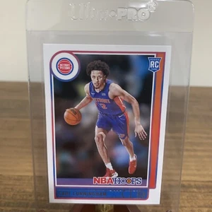 2021-22 NBA Hoops Cade Cunningham Rookie RC #201 Pistons - Picture 1 of 4