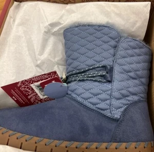 MUK LUKS Women's Flexi Bridgehampton Faux Fur Boots Size 7 - Picture 1 of 8