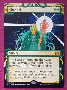 Magic The Gathering STRIXHAVEN MYSTICAL ARCHIVE CHANNEL green card MTG - Picture 1 of 2