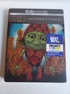 MIB (MEN IN BLACK) INTERNATIONAL STEELBOOK (4K UHD + Blu-Ray + Digital Copy) - Imagen 1 de 7