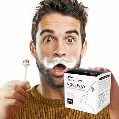 Men's Nose Hair Removal Wax Beads Kit Nasal Ear Hairs Effective Painless E0S1 • 10.40€