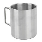 Stainless Steel Camping Cup Portable Soft Mouth Cup Double Insulated Anti-Scald