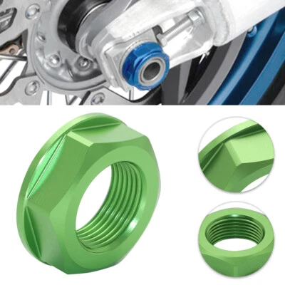 Зеленый винтовой болт гайки задней оси для Honda CRF250X Kawasaki KLX450R Suzuki - Изображение 1 из 4