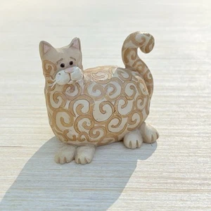 Suzi Skoglund Cat Signed Light Brown Curly Hair Swirls - Picture 1 of 4
