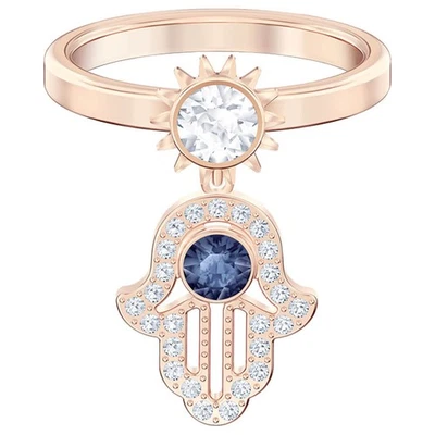 Anillo Swarovski para mujer Swarovski simbólico motivo de mano Hamsa, talla 8 5515442 Foto 1 de 4