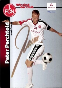 Autogrammkarte Fußballer Peter Perchtold, 1. FC Nürnberg, Autogramm - 11348845 - Picture 1 of 2