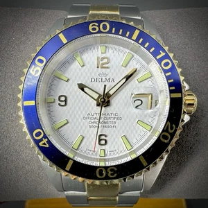 Delma Herren Uhr Santiago 52701.560.6.714 Swiss Made Automatic Diver Chronometer - Bild 1 von 21