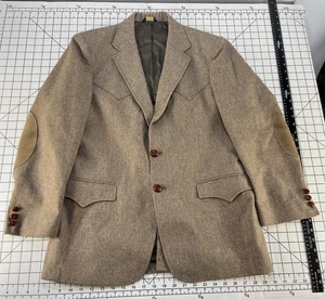Vintage Grand Entry A Western Tradition Herren Blazer Sport Mantel Braun Tweed? 42 - Bild 1 von 11