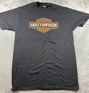 T-shirt Harley-Davidson Beartooth Billings MT 2014 grande zampa orso fiamma alta - Foto 1 di 8