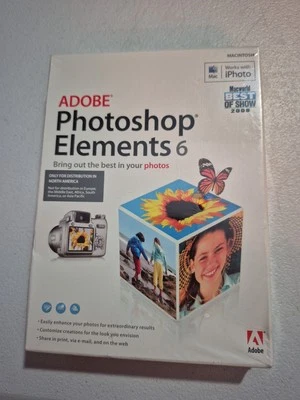Adobe Photoshop Elements 6 For Mac New Sealed - Image 1 of 4