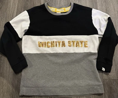 Suéter Wichita State University WSU Shockers Rosa Victoria’s Secret Talla Mediana Foto 1 de 4