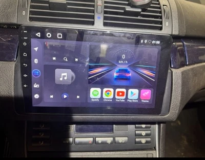 Für BMW 3er E46 318 320 325 32G Android 13 Autoradio CarPlay GPS Navi RDS DE - Bild 1 von 3