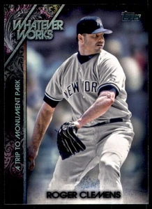 2015 Topps Update #WW-8 Roger Clemens Whatever Works - Picture 1 of 2