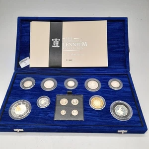 Royal Mint Millennium Silver Collection 2000 Limited Edition 13 Coins (#H1/28) - Picture 1 of 12