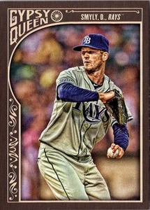 2015 Topps Gypsy Queen Drew Smyly #129 Tampa Bay Rays Baseball Card - Picture 1 of 2