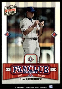 2002 Donruss Best of Fan Club #261 Alex Rodriguez #/2025 NM - Picture 1 of 2