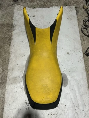 OEM 00-07 CAN-AM BOMBARDIER DS 650 DS650 Baja FUNDA DE ASIENTO COMPLETA NEGRA AMARILLA Foto 1 de 4