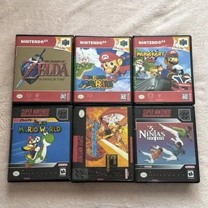 Estuches de caja de 3 bits N64 con cubiertas carcasa de almeja de alta calidad - Imagen 1 de 8