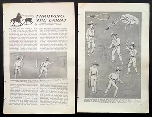 Lanciare il Lariat 1922 HowTo articolo Lancio Corda~Lasso~Filare una Crinolina - Foto 1 di 1