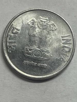2013 India One (1) Rupee, Stainless Steel., By REEDERSONG - Image 1 of 4