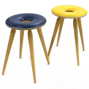 Tendo Mokko Kato Tokuyoshi Miniature Ring Stool Set Modern Design - Picture 1 of 1