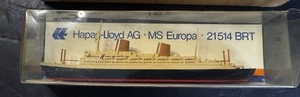 MS EUROPA 21514BRT 1/1250 Modelo Raro Exhibición HAPAG LIOYD WIKING, ALEMANIA - Imagen 1 de 10
