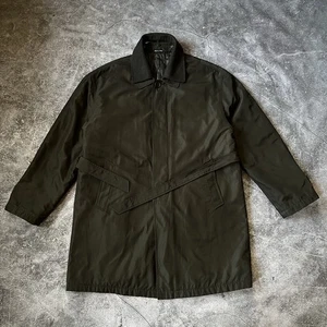 Givenchy Vintage Men’s Nylon Coat Made in Italy Designer Overcoat - Picture 1 of 14