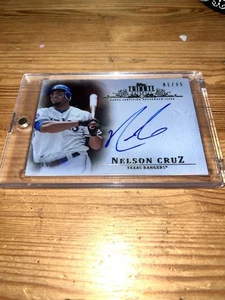 2013 Topps Tribute Silver Ink Signatures #TA-NC Nelson Cruz Auto /35 - Picture 1 of 2
