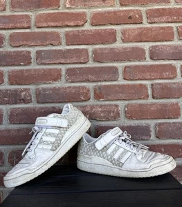 Adidas Originals Forum Low White Gray Men Size 10 Trainer Sneakers BY9348 - Picture 1 of 6