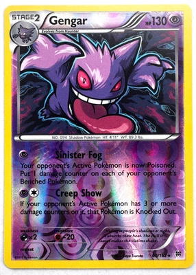 GENGAR 60/162 REVERSE HOLO RARE POKEMON XY BREAKTHROUGH - Image 1 of 2