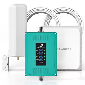 4G 5G LTE Cell Phone Signal Booster Band 12/17/13/5/4/66/2/25 Voice Data Kit - Picture 1 of 8
