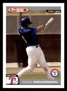2004  Topps Total  #787 Kevin Richardson Texas Rangers RC