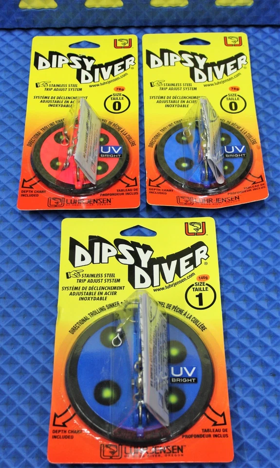 LUHR JENSEN  DIPSY DIVER With "O" Ring CHOOSE YOUR COLOR AND SIZE! - Image 1 of 1