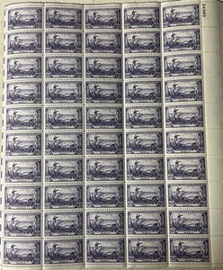Scott 1003 - 1951 Battle of Brooklyn ( 4 ) Full Sheet of 50 US 3¢ Stamps MHN - Picture 1 of 2