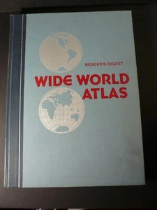 Readers Digest Wide World Atlas Gigantic huge book diagrams pictures 1979 - Picture 1 of 7