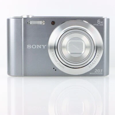 Sony Cyber-shot DSC-W810 20.1MP 6X Digital Camera Silver - Image 1 of 4