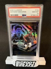 2020 ILLUSIONS  ANTHONY EDWARDS  ROOKIE  PSA - 10  Basketball Graded Card