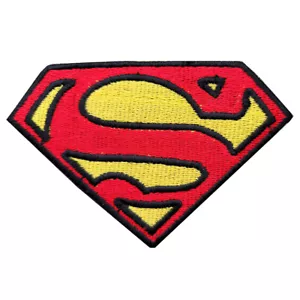 Bestickt Superman Bügelbild Nähen Applikation Patch Superheld Cosplay Hoffnung Logo - Bild 1 von 1