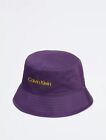 CALVIN KLEIN Khakis Logo Bucket Hat, Purple, One Size