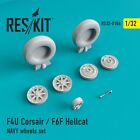 1/32 Reskit RS32-0106 F4U Corsair/F6F Hellcat MARINE jeu de roues