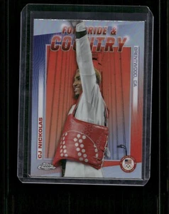 2024 Topps Chrome Olympic #PC-11 CJ Nickolas Pride & Country Refractor - Picture 1 of 2