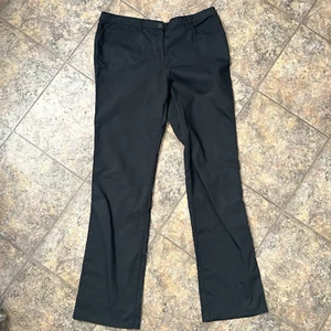 Armani Collezioni Womens Black Pants Sz 12 Cotton Stretch Made in Italy - Bild 1 von 4
