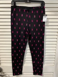 Rue 21 Girls Breast Cancer Ribbon Soft Knit Leggings All Sizes New with Tags  - Picture 1 of 4